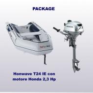 Tender T24IE fondo gonfiabile con motore 2,3 Hp