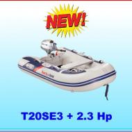 Tender T20SE fondo a listelli con motore 2,3 Hp